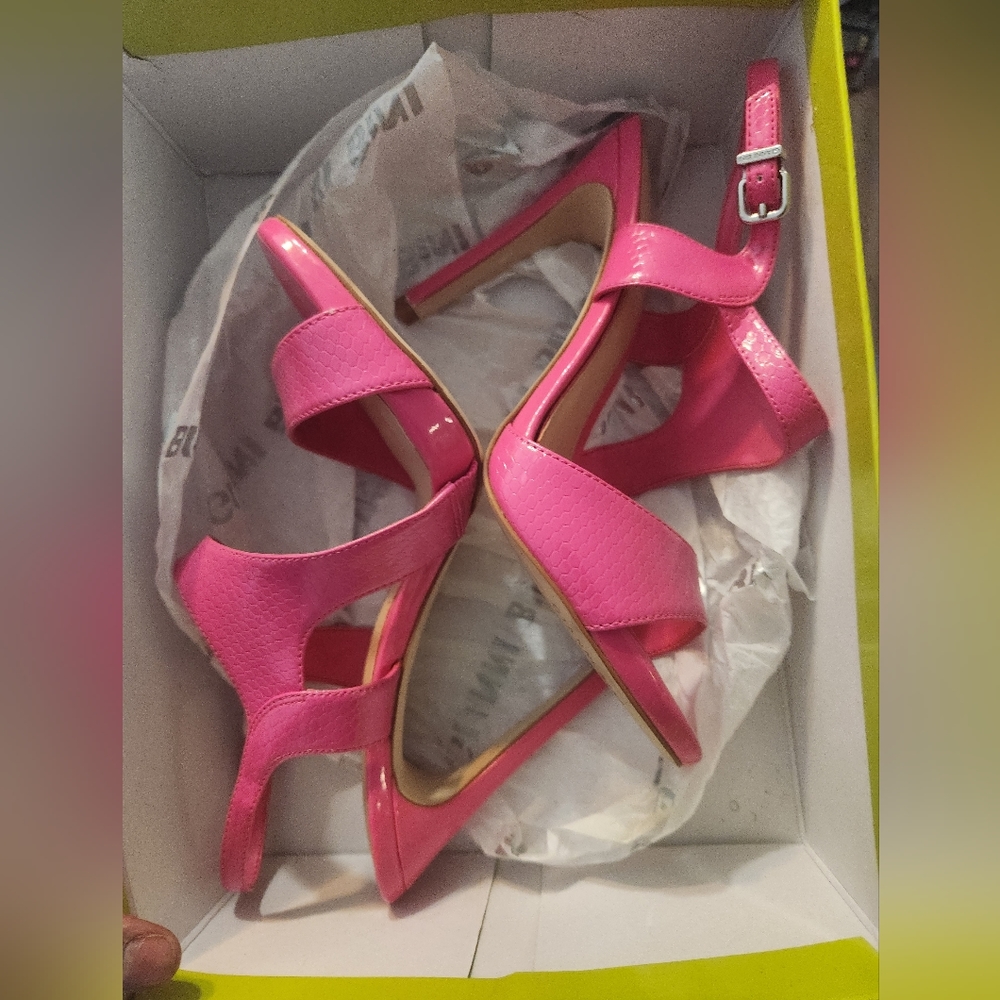 Pink Strappy Heels
